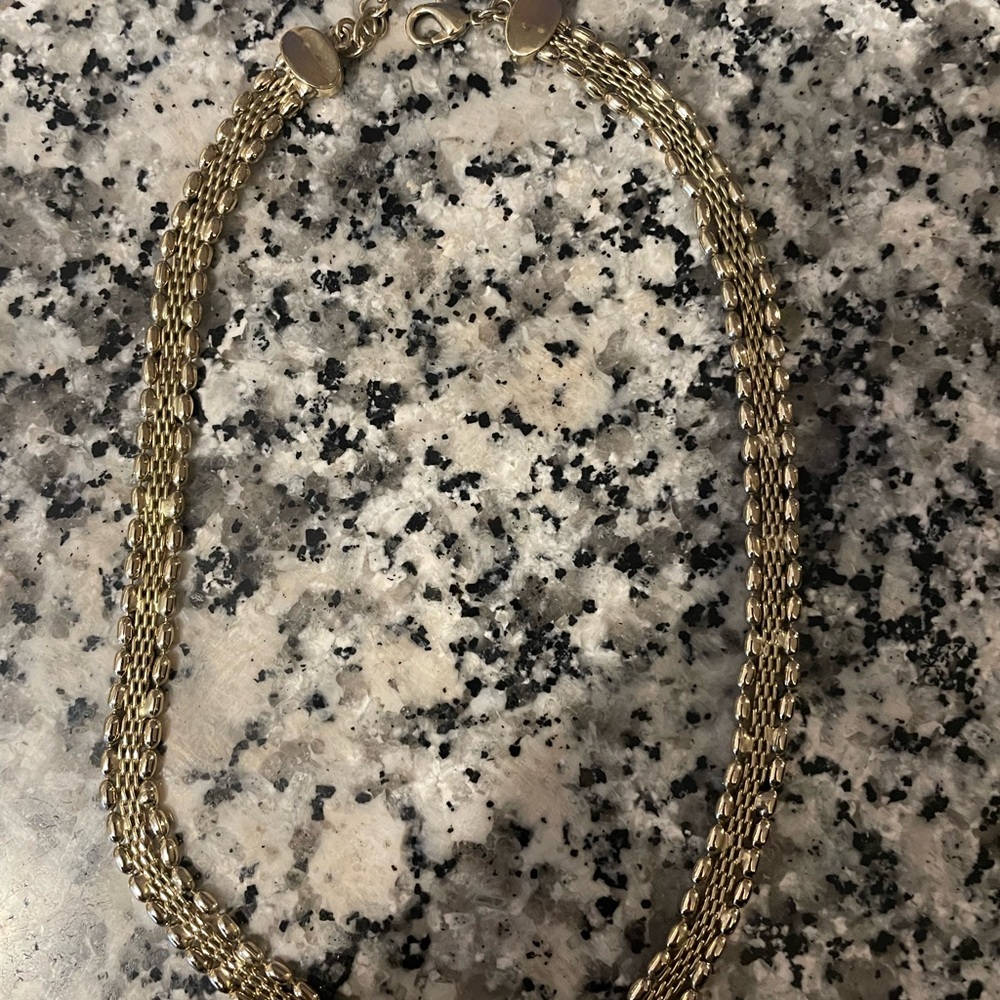 Monet Gold-Tone Multi Strand Chain Necklace